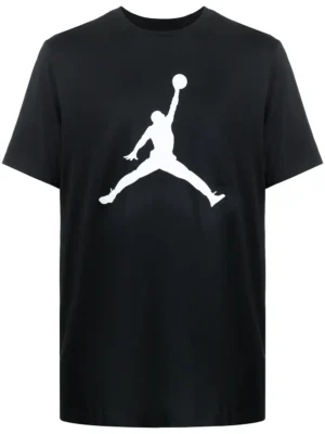 Air Jordan logo - print cotton t - shirt